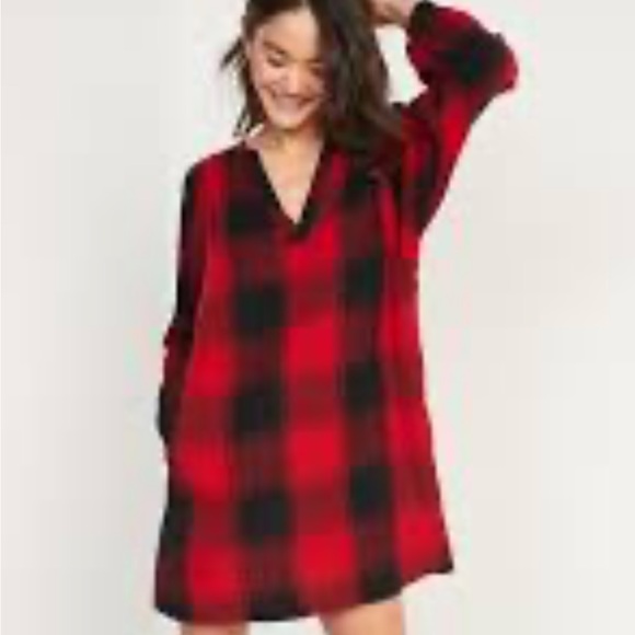 Old Navy buffalo plaid dress xxl - Picture 1 of 2